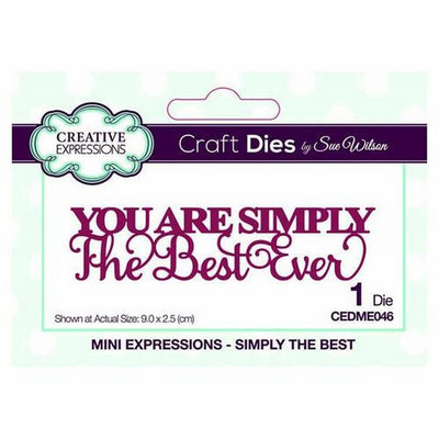 Sue Wilson Designs - Mini Expressions Collection - Simply The Best