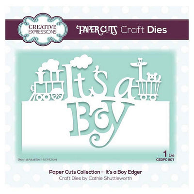 Creative Expressions - Paper Cuts Collection - It's a Boy Edger