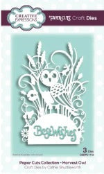 Creative Expressions - Dies - Paper Cuts Collection - Harvest Owl Edger