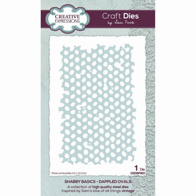 Sam Poole - Shabby Basics Die - Dappled Ovals