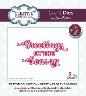 Sue Wilson - Festive Collection - Greetings Of The Season