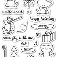 Memory Box Dies - Hoppy Holiday Clear Stamp Set