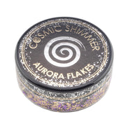 Cosmic Shimmer Aurora Flakes 50ml - Purple Dawn