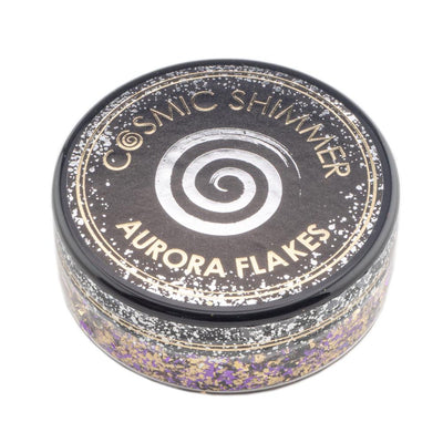 Cosmic Shimmer Aurora Flakes 50ml - Purple Dawn
