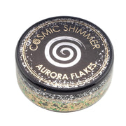 Cosmic Shimmer Aurora Flakes 50ml - Jade Gold