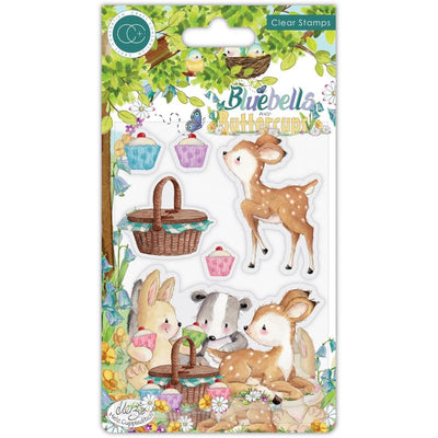 Craft Consortium - Clear Stamps - Picnic, Bluebells & Buttercups