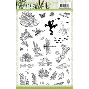 Amy Design - Clear Stamps - Friendly Frogs