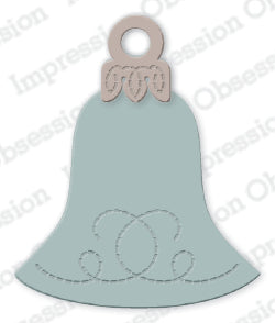 Impression Obsession - Dies - Large Bell Ornament