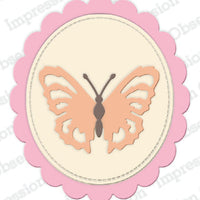 Impression Obsession - Dies - Butterfly & Scalloped Frame