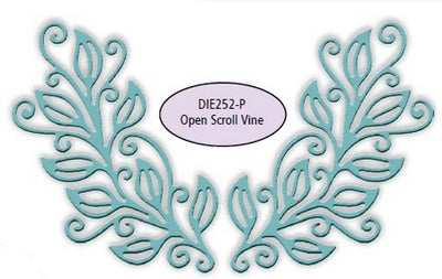 Impression Obsession - Dies - Open Scroll Vine