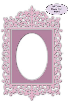 Impression Obsession - Dies - Ornate Rectangle Frame