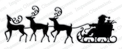 Impression Obsession - Dies - Santa's Sled