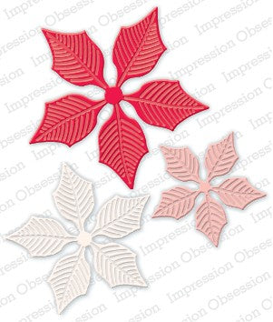 Impression Obsession - Dies - Poinsettia Set Large