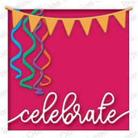 Impression Obsession - Dies - Celebrate Frame
