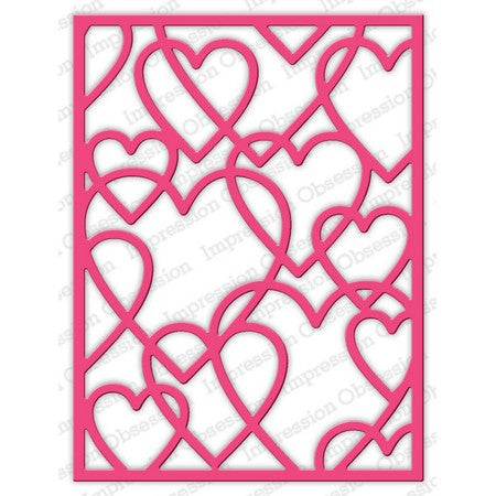 Impression Obsession - Dies - Layered Heart Frame