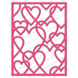 Impression Obsession - Dies - Layered Heart Frame