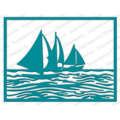 Impression Obsession - Dies - Sailboat Frame