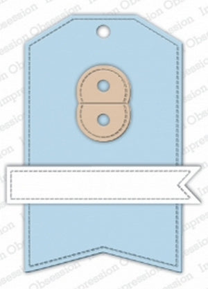 Impression Obsession - Dies - Stitched Tag
