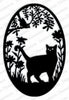 Impression Obsession - Dies - Cat & Bird Frame