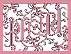 Cheery Lynn Designs - Lace Peace Frame
