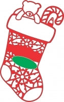 Cheery Lynn Designs - Lace Christmas Stocking