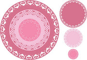 Cheery Lynn Designs - Vienna Waltz Circle Boutique Stackers Frame (Set of 3)