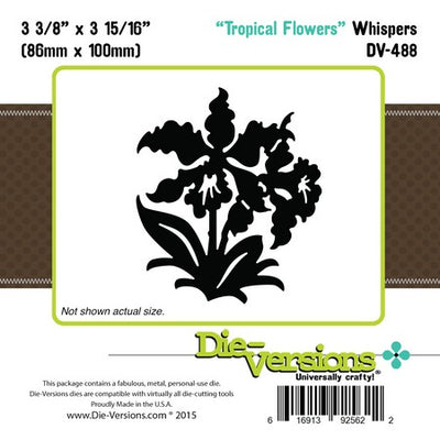 Die-Versions - Whispers - Tropical Flowers