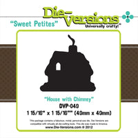 Die-Versions - Sweet Petites -  House With Chimney