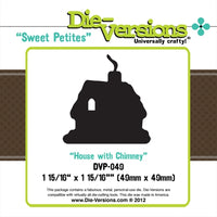 Die-Versions - Sweet Petites -  House With Chimney