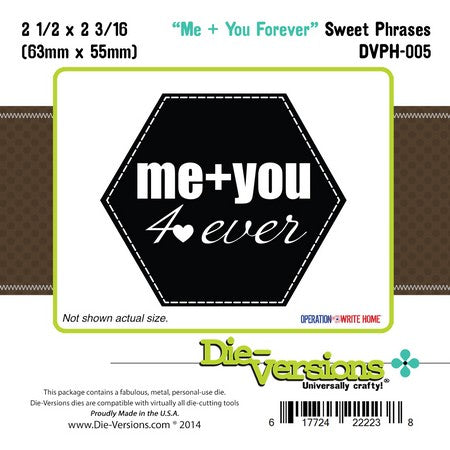 Die-Versions - Sweet Phrases - Me + You