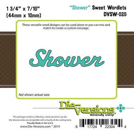 Sweet Wordlets - Shower