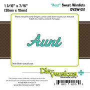 Sweet Wordlets - Aunt