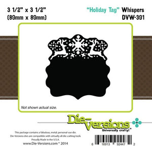 Die-Versions - Whispers - HolidayTag