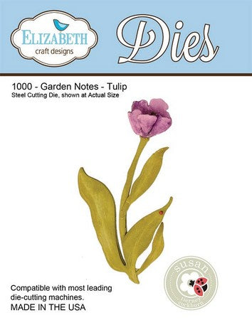 Elizabeth Craft Designs - Garden Notes - Tulip