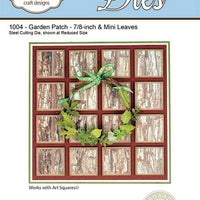 Elizabeth Craft Designs - Dies - Garden Patch - 7/8-inch & Mini Leaves