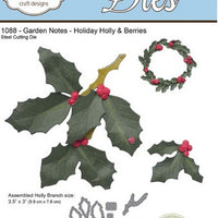 Elizabeth Craft Designs - Garden Notes - Holly Berries
