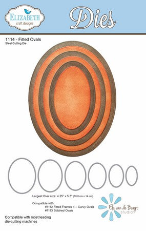 Elizabeth Craft Designs - Fitted Ovals