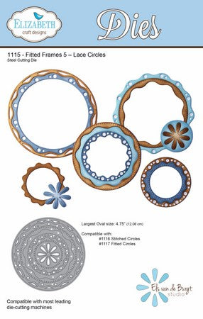 Elizabeth Craft Designs - Fitted Frames 5 - Lace Circles