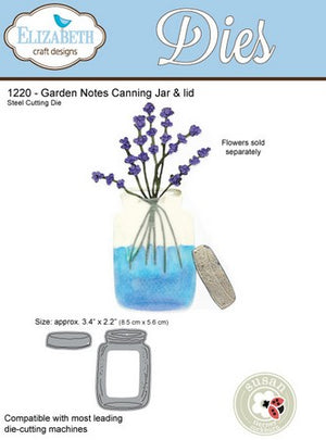 Elizabeth Craft Designs - Dies - Canning Jar & Lid