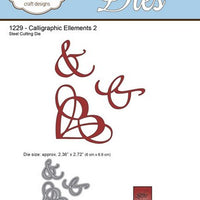 Elizabeth Craft Designs - Dies - Calligraphic Elements 2