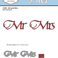 Elizabeth Craft Designs - Dies - Mr. & Mrs.