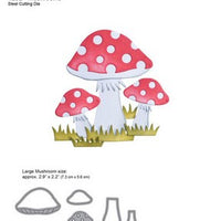 Elizabeth Craft Designs - Dies - Mushrooms