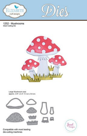 Elizabeth Craft Designs - Dies - Mushrooms