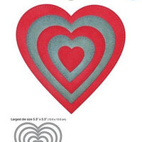 Elizabeth Craft Designs - Dies - Stitched Hearts