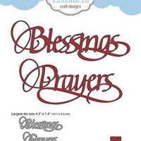 Elizabeth Craft Designs - Dies - Blessings Prayer