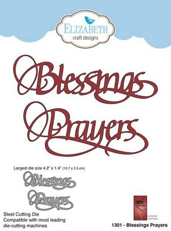 Elizabeth Craft Designs - Dies - Blessings Prayer