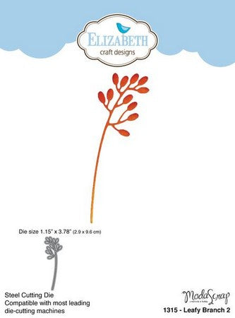Elizabeth Craft Designs - Dies - Leafy Branch 2