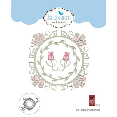 Elizabeth Craft Designs - Dies - Rose Wreath & Elements