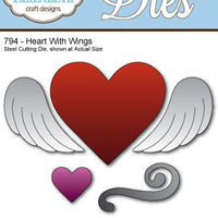 Elizabeth Craft Designs - Dies - Heart With Wings