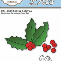 Elizabeth Craft Designs - Holly Leaves & Berries